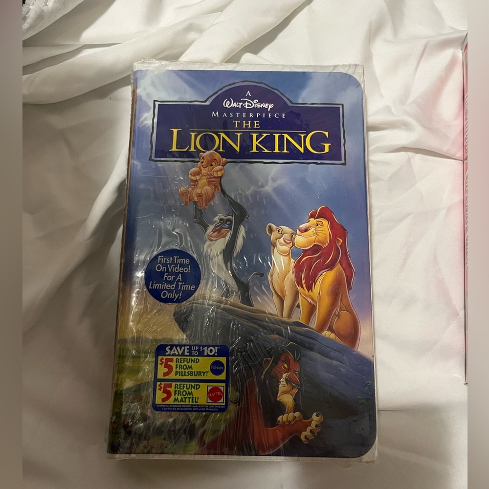 Walt Disney MasterPiece Collection Lion King VHS Tape UNOPENED